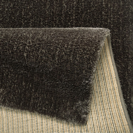 Oxford Home Χαλί Ορθογώνιο Shaggy Καφέ Σκούρο 200x300cm