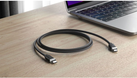 Alogic USB 3.2 Кабел USB-C Мъжки - USB-C Черен 1м FUSCC1-SGR