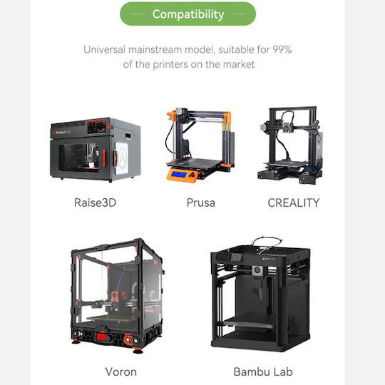 Esun PLA+ 3D Printer Filament 3.0mm Μαύρο 1kg 1τμχ (Spool)