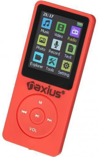Naxius MP3 Player (8GB) με Οθόνη LCD / TFT 1.8" Κόκκινο