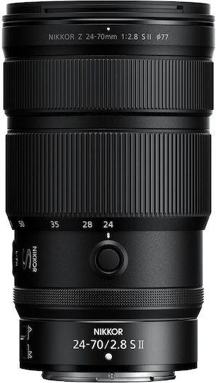 Nikon Full Frame Camera Lens Z 24-70mm f/2.8 Sii Standard Zoom for Nikon Z Mount Black
