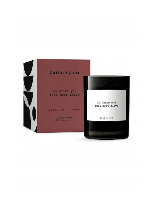Candly & Co. Lumânare Din Soia În Borcan Negru 250gr