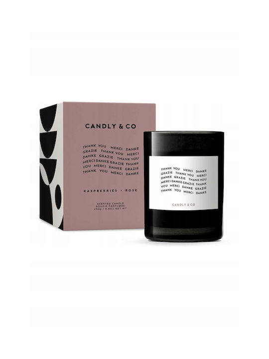 Candly & Co. Κερί Σόγιας σε Βάζο Μαύρο 250gr