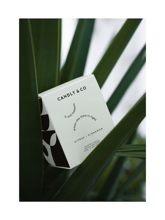 Candly & Co. Κερί Σόγιας σε Βάζο Μαύρο 250gr