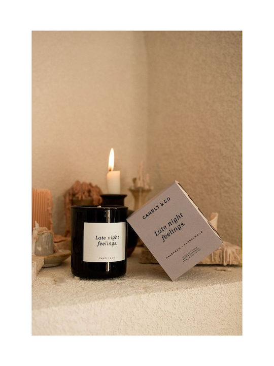 Candly & Co. Κερί Σόγιας σε Βάζο Μαύρο 250gr
