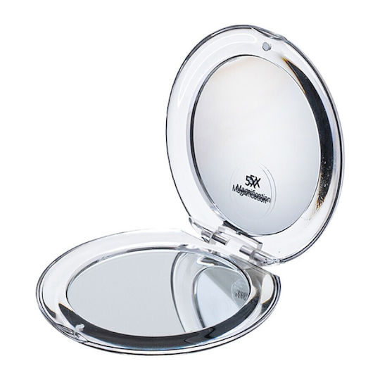 Foxy Makeup Mirror Purse 8.5x8.5cm Black