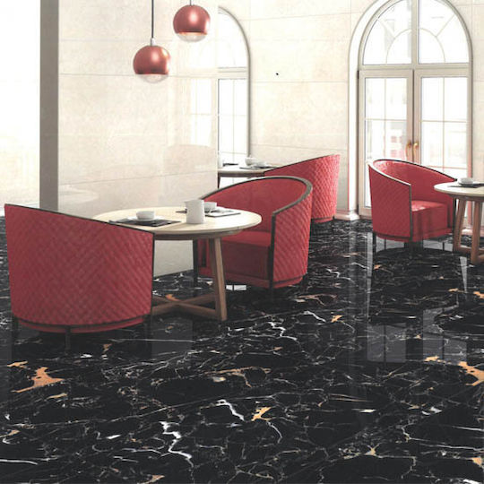 LV Granito Fliese Boden / Wand Innenbereich 120x60cm Black