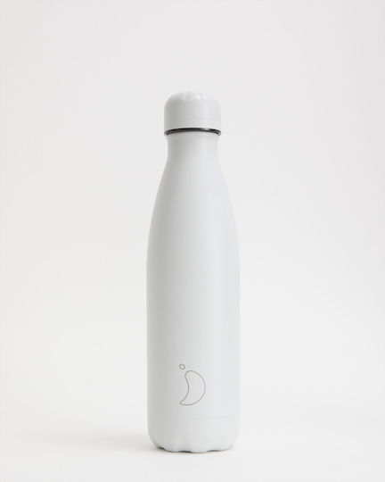 Chilly's Original All Matte Monochrome Бутилка Термос Неръждаема Стомана Без BPA 500ml Granite
