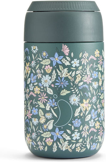 Chilly's Cup Series 2 Liberty Ποτήρι Θερμός Ανοξείδωτο BPA Free 340ml Summer Springs