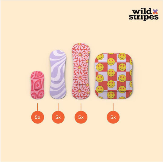 Wild Stripes Classic Sensitive Αυτοκόλλητα Επιθέματα 20τμχ