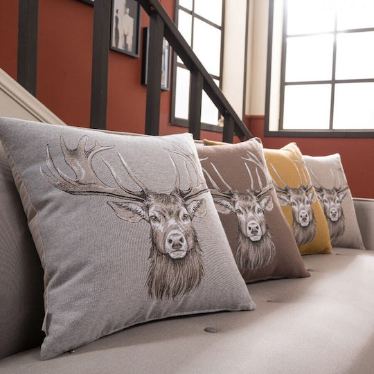 Teoran Christmas Decorative Square Pillowcase 48x48cm