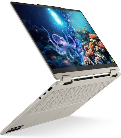 Lenovo Yoga 7 2-in-1 14AKP10 14" OLED 120Hz (Ryzen AI 300 Serie-7 350/24GB/1TB SSD/W11 Startseite) Seashell (GR Tastatur)