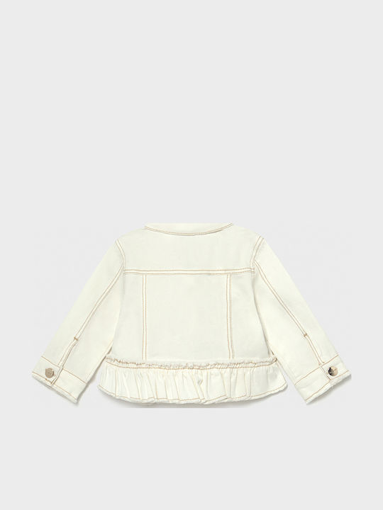 Kids' Casual Jacket Short Ecru