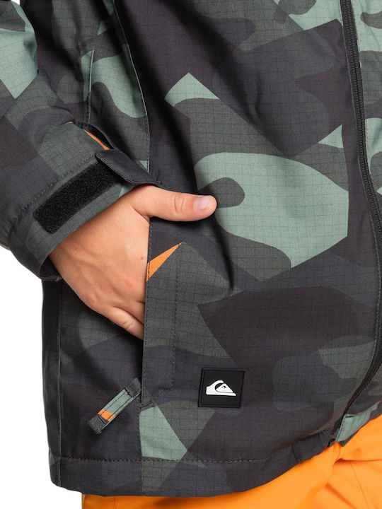 Mission Αδιάβροχο Παιδικό Casual Μπουφάν με Επένδυση & Κουκούλα Sea Spray