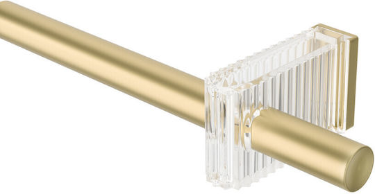 Umbra Πτυσσόμενο Μεταλλικό Κουρτινόξυλο Flute Μονό Φ2.5mm 107-305εκ.
