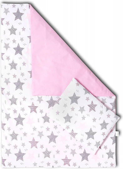 Kidizi Set Copertă de Pătuț cu Față de Pernă Pink 75x100cm. Kidizi Set Copertă de Pătuț cu Față de Pernă Pink 75x100cm.