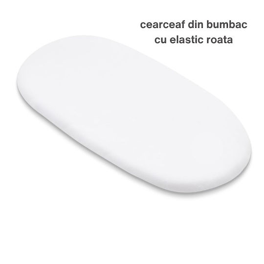 Kidizi Impermeabil Protecție saltea pentru leagăn cu bordură 75x35buc