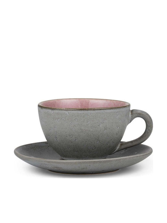 Bitz Tasse Cappuccino Keramik Rosa 220ml