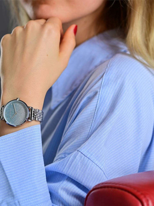 Just Watch Women's Watch with Silver Metal Bracelet