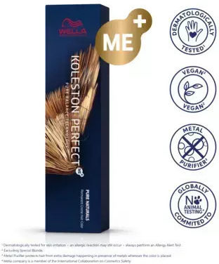 Wella Koleston Perfect Rich Naturals Haarfärbemittel 6/98 Dunkelblondes Aschgraues Perlmutt 60ml