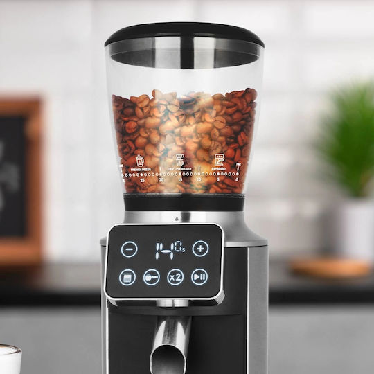 Gastroback Râșniță Electrică de Cafea 150W cu Capacitatea de Măcinare a Boabelor 300gr și 30 Nivele de Măcinare Maro