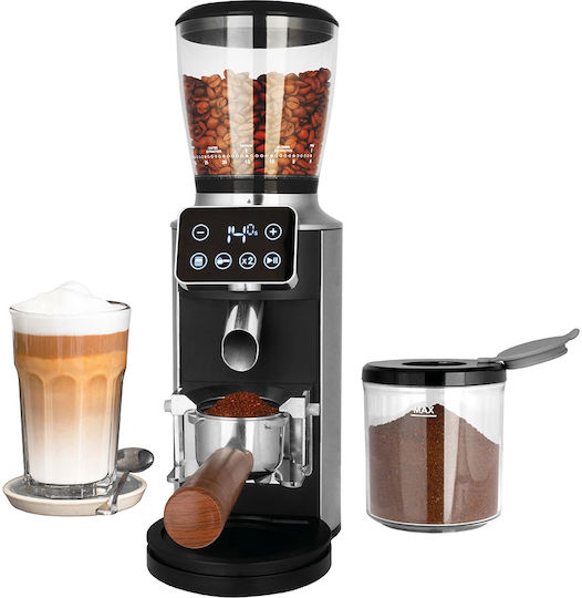 Gastroback Râșniță Electrică de Cafea 150W cu Capacitatea de Măcinare a Boabelor 300gr și 30 Nivele de Măcinare Maro