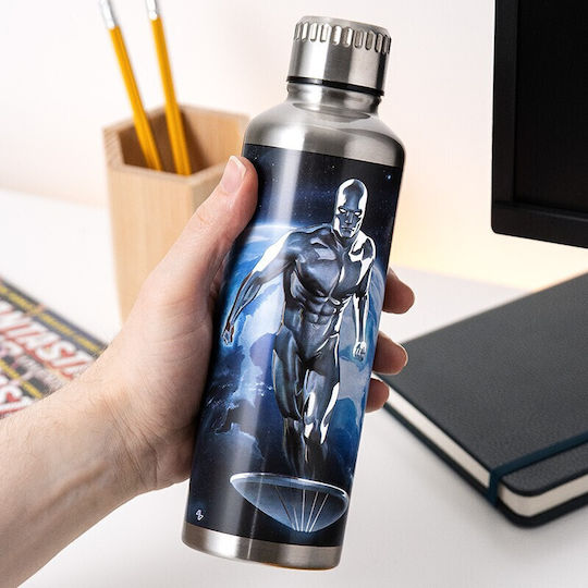 Paladone Kids Water Bottle Stainless Steel Silver 500ml