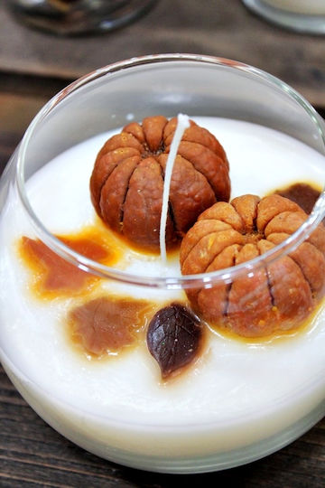 Стъклена Купа 12 X 9см Състав Тикви-Листа Ароматна Соева Свещ Pumpkin Spice
