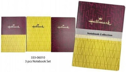 Back Me Up Hallmark Set 3 Notizbücher 32 Blätter A5 Geregelt Gold