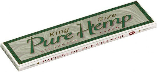 Pure Hemp Листчета за свиване на цигари King Size 33 листове 1бр