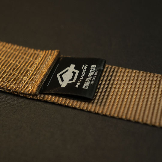 Pentagon Cobra Pro 38 Military Operational Strap Belt 38mm Black
