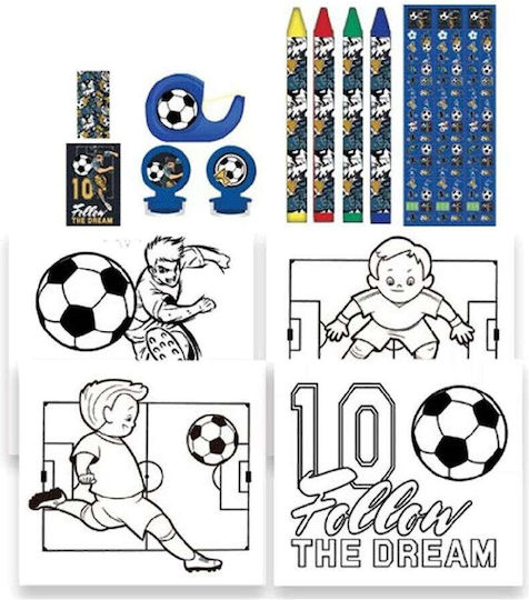 Must Team Painting Set 18.5x17.5cm 12pcs