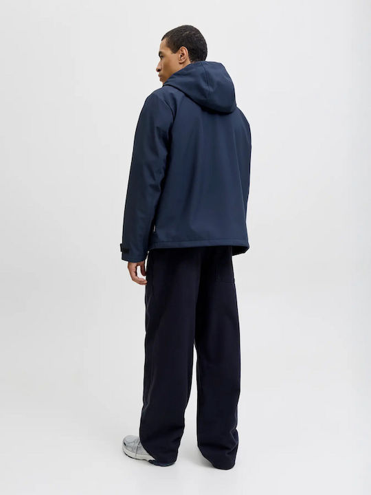 Winter Jacket Softshell Waterproof and Windproof Blue