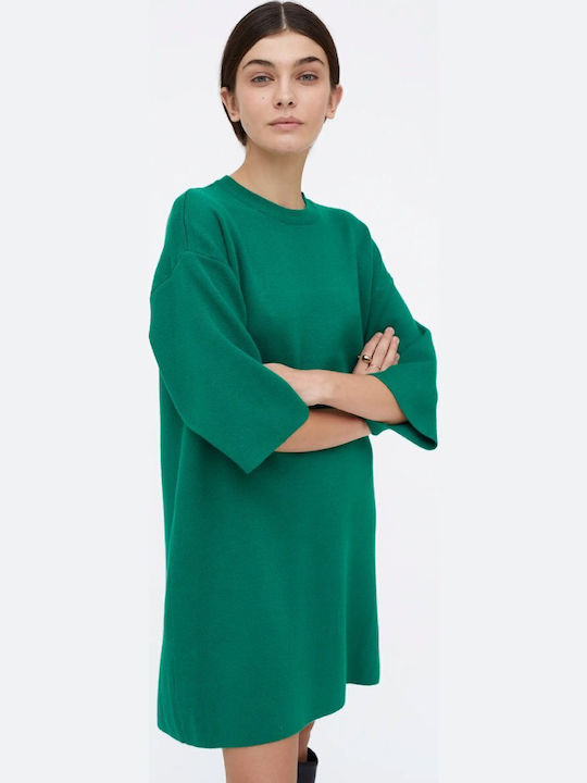 Mini Φόρεμα Πλεκτό Green