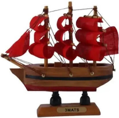 SP Souliotis Wooden Miniature Ship 6pcs