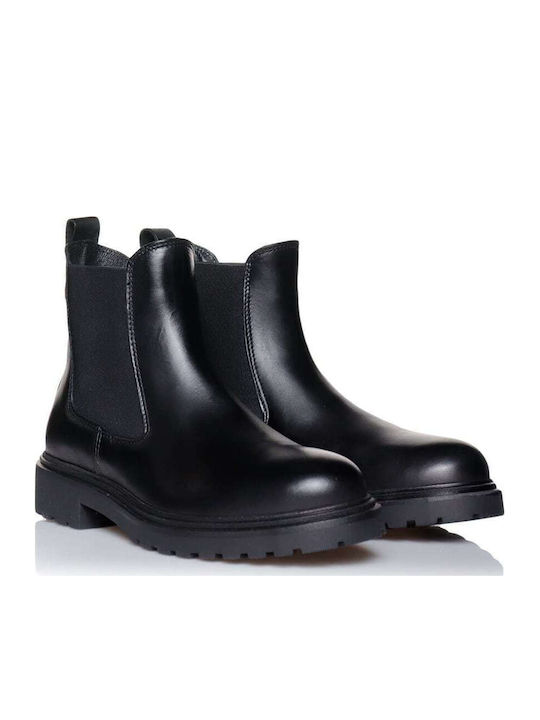 Leather Women's Chelsea Boots Black