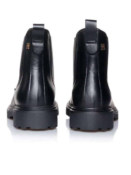 Leather Women's Chelsea Boots Black