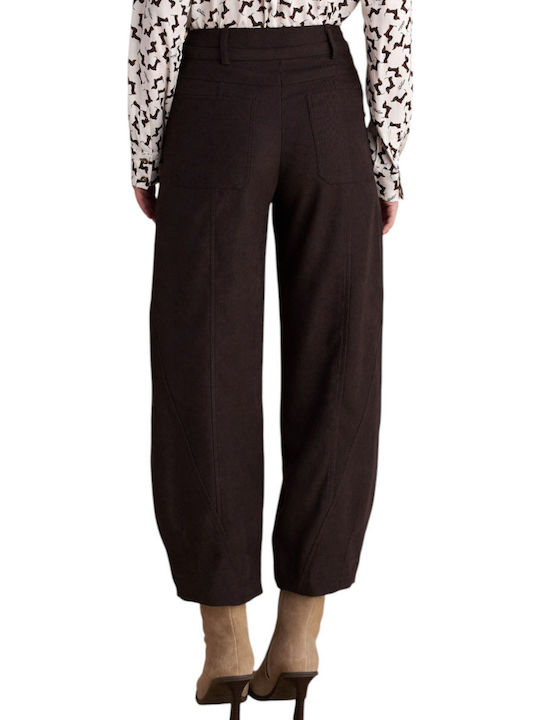 Damen Stoff Hose Chestnut