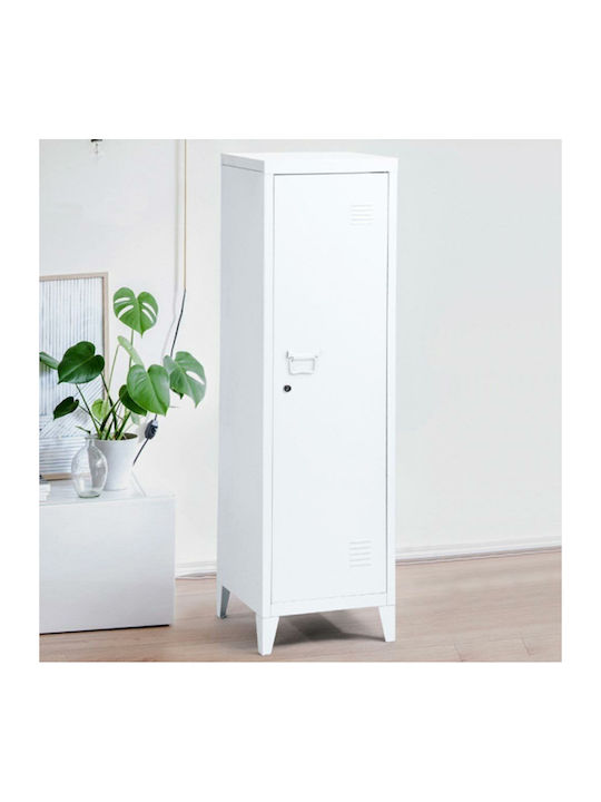 Ντουλάπι Δαπέδου Λευκό 38.5x38.5x138εκ.
