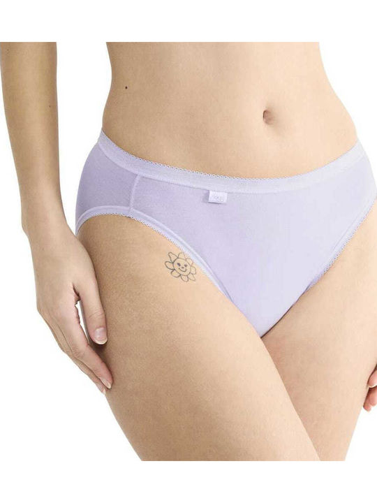 Basic+ Tai Βαμβακερά Femei Slip 3Pack Lilac/purple/black