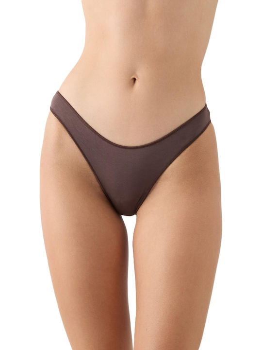 Fimelle Women's Slip 2Pack Brown