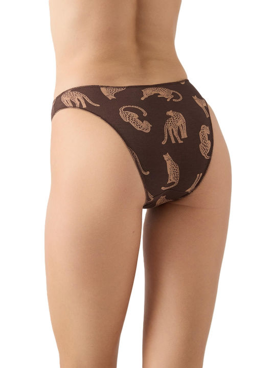 Fimelle Women's Slip 2Pack Brown