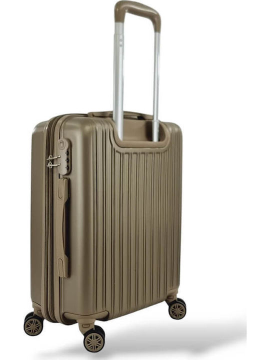 Roza Rz63c *combo* Hard Cabin Suitcase 55x40x20 +5cm Expansion & Travel Backpack 40x30x20 Gold