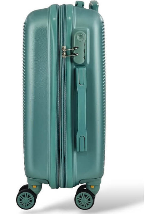 Roza Rz705c *combo* Hard Cabin Suitcase 55x40x20 +5cm Expansion & Travel Backpack 40x30x20 Mint