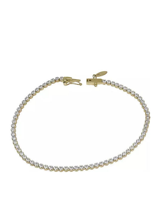 Femeie Brățară Riviera din Aur 14K cu Zirconiu Femeie Brățară Riviera din Aur 14K cu Zirconiu