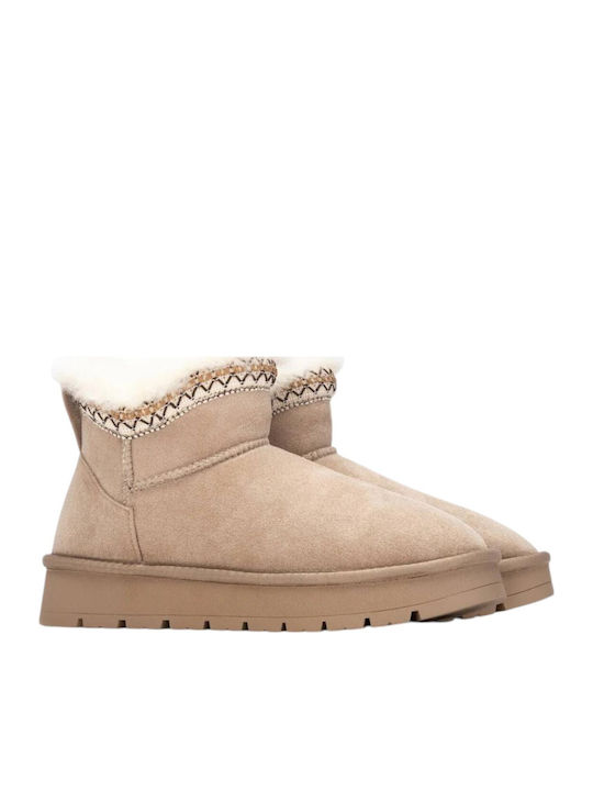 Beige Herrenstiefel