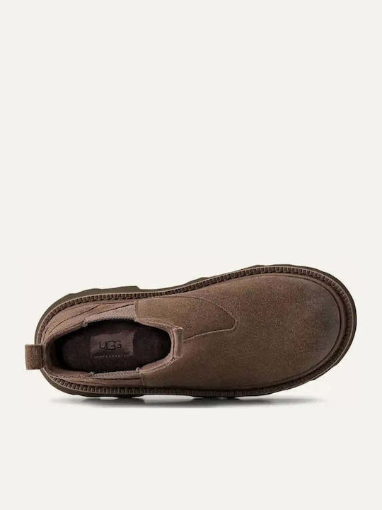 Suede Brown Chelsea Boots