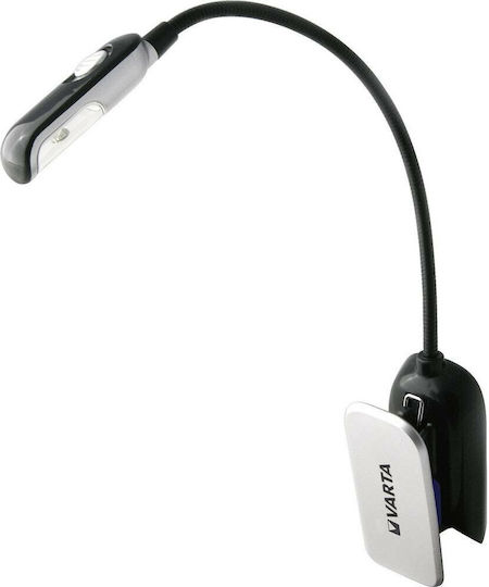 Varta LED-Buchlicht mit Klemme Schwarz
