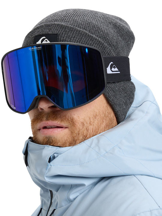 Quiksilver Storm Ski & Snowboard Goggles Kids Black with Lens in Black Color