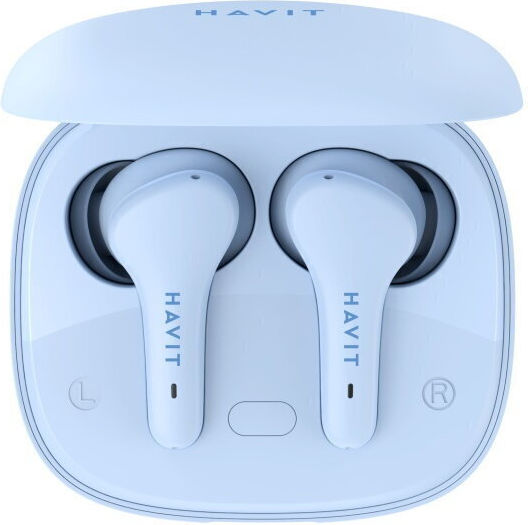 Havit TW959 In-Ear Bluetooth-Freisprecheinrichtung Kopfhörer mit Ladeetui Blau